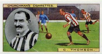 1914 Churchman's Footballers (Brown back) #17 Charlie Thomson Front