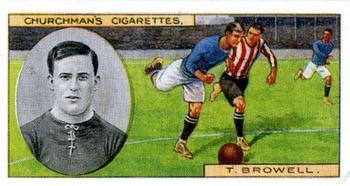 1914 Churchman's Footballers (Brown back) #21 Tommy Browell Front