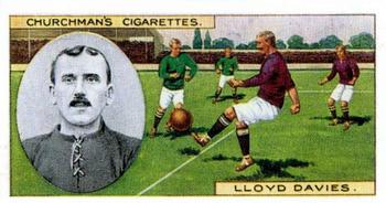 1914 Churchman's Footballers (Brown back) #24 Lloyd Davies Front