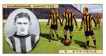 1914 Churchman's Footballers (Brown back) #34 Sammy Stevens Front