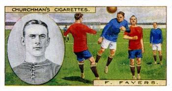 1914 Churchman's Footballers (Brown back) #35 Fred Fayers Front