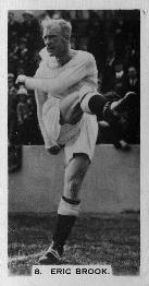 1934 J. A. Pattreiouex Footballers in Action #8 Eric Brook Front