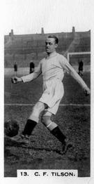 1934 J. A. Pattreiouex Footballers in Action #13 Fred Tilson Front