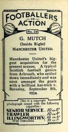 1934 J. A. Pattreiouex Footballers in Action #29 George Mutch Back