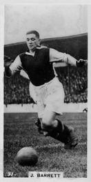 1934 J. A. Pattreiouex Footballers in Action #31 Jim Barrett Front