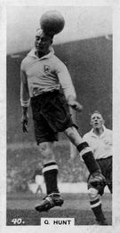 1934 J. A. Pattreiouex Footballers in Action #40 George Hunt Front