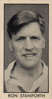 1957 D.C. Thomson Football Stars #10 Ron Staniforth Front