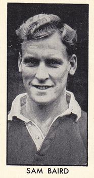 1957 D.C. Thomson Football Stars #37 Sam Baird Front