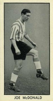1956 D.C. Thomson The Wizard Famous Footballers #2 Joe McDonald Front