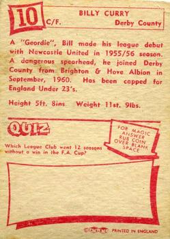 1964 A&BC Footballers #10 Bill Curry Back