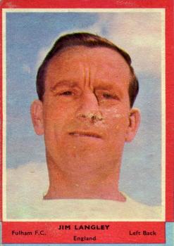 1964 A&BC Footballers #12 Jim Langley Front