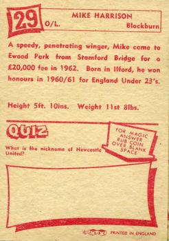1964 A&BC Footballers #29 Mike Harrison Back