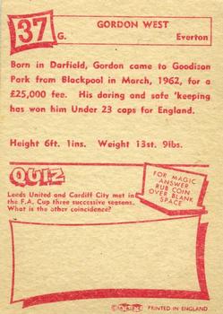 1964 A&BC Footballers #37 Gordon West Back