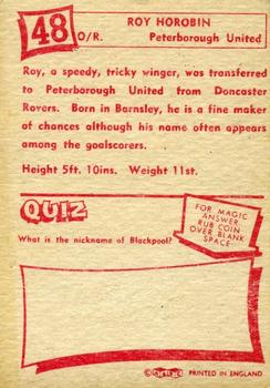 1964 A&BC Footballers #48 Roy Horobin Back