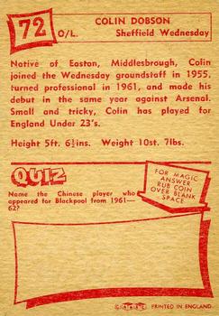 1964 A&BC Footballers #72 Colin Dobson Back