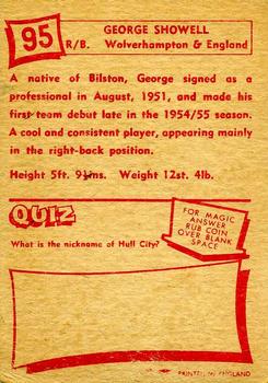 1964 A&BC Footballers #95 George Showell Back
