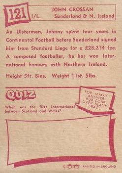 1964 A&BC Footballers #121 Johnny Crossan Back