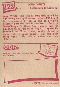 1964 A&BC Footballers #122 John White Back