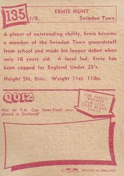 1964 A&BC Footballers #135 Ernie Hunt Back