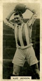 1929 Boys' Magazine Famous Footballers #1 Alex Jackson Front