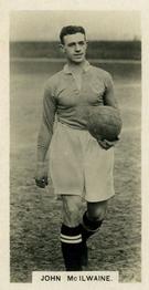 1929 Boys' Magazine Famous Footballers #7 Johnny McIlwaine Front