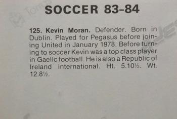 1983-84 FKS Publishers Soccer Stars #125 Kevin Moran Back