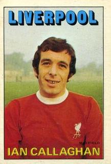 1972 A&BC Red Backs #52 Ian Callaghan Front