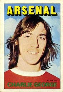 1972 A&BC Red Backs #79 Charlie George Front