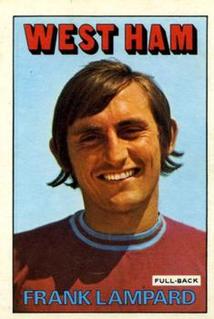 1972 A&BC Red Backs #148 Frank Lampard Front