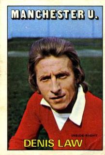 1972 A&BC Red Backs #219 Denis Law Front