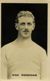 1921 D.C. Thomson Famous British Footballers #NNO Max Woosnam Front