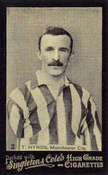 1905 Singleton & Cole's Footballers #2 Tommy Hynds Front