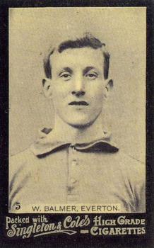 1905 Singleton & Cole's Footballers #5 Billy Balmer Front