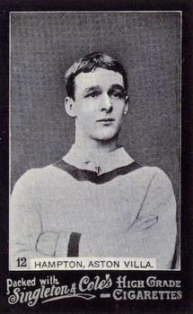 1905 Singleton & Cole's Footballers #12 Harry Hampton Front