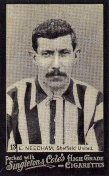 1905 Singleton & Cole's Footballers #13 Ernest Needham Front