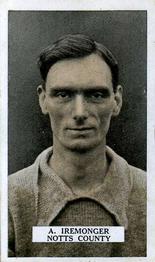 1923 British American Tobacco Famous Footballers #9 Albert Iremonger Front
