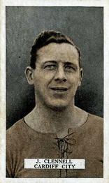 1923 British American Tobacco Famous Footballers #32 Joe Clennell Front