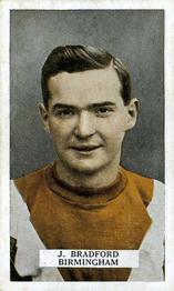 1923 British American Tobacco Famous Footballers #33 Joe Bradford Front