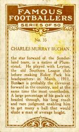 1923 British American Tobacco Famous Footballers #35 Charles Buchan Back