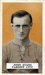 1924 British American Tobacco Famous Footballers #7 John Evans Front