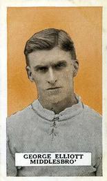 1924 British American Tobacco Famous Footballers #16 George Elliott Front