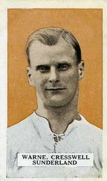 1924 British American Tobacco Famous Footballers #30 Warney Cresswell Front