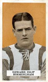 1924 British American Tobacco Famous Footballers #36 Ernie Islip Front