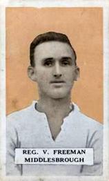 1925 British American Tobacco Famous Footballers #21 Reg Freeman Front