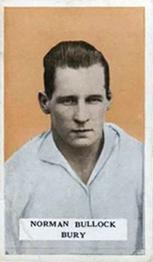 1925 British American Tobacco Famous Footballers #30 Norman Bullock Front