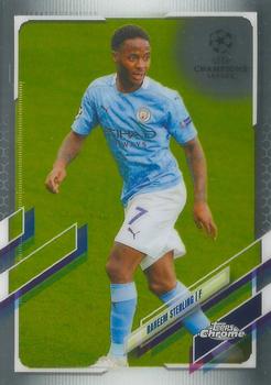 2020-21 Topps Chrome UEFA Champions League #76 Raheem Sterling Front