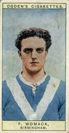 1926 Ogden's Cigarettes Captains of Association Football Clubs, & Colours #4 Frank Womack Front