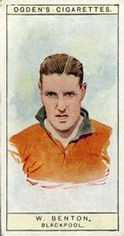1926 Ogden's Cigarettes Captains of Association Football Clubs, & Colours #6 Billy Benton Front