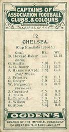 1926 Ogden's Cigarettes Captains of Association Football Clubs, & Colours #12 Jack Harrow Back