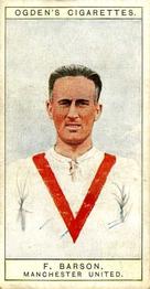1926 Ogden's Cigarettes Captains of Association Football Clubs, & Colours #24 Frank Barson Front